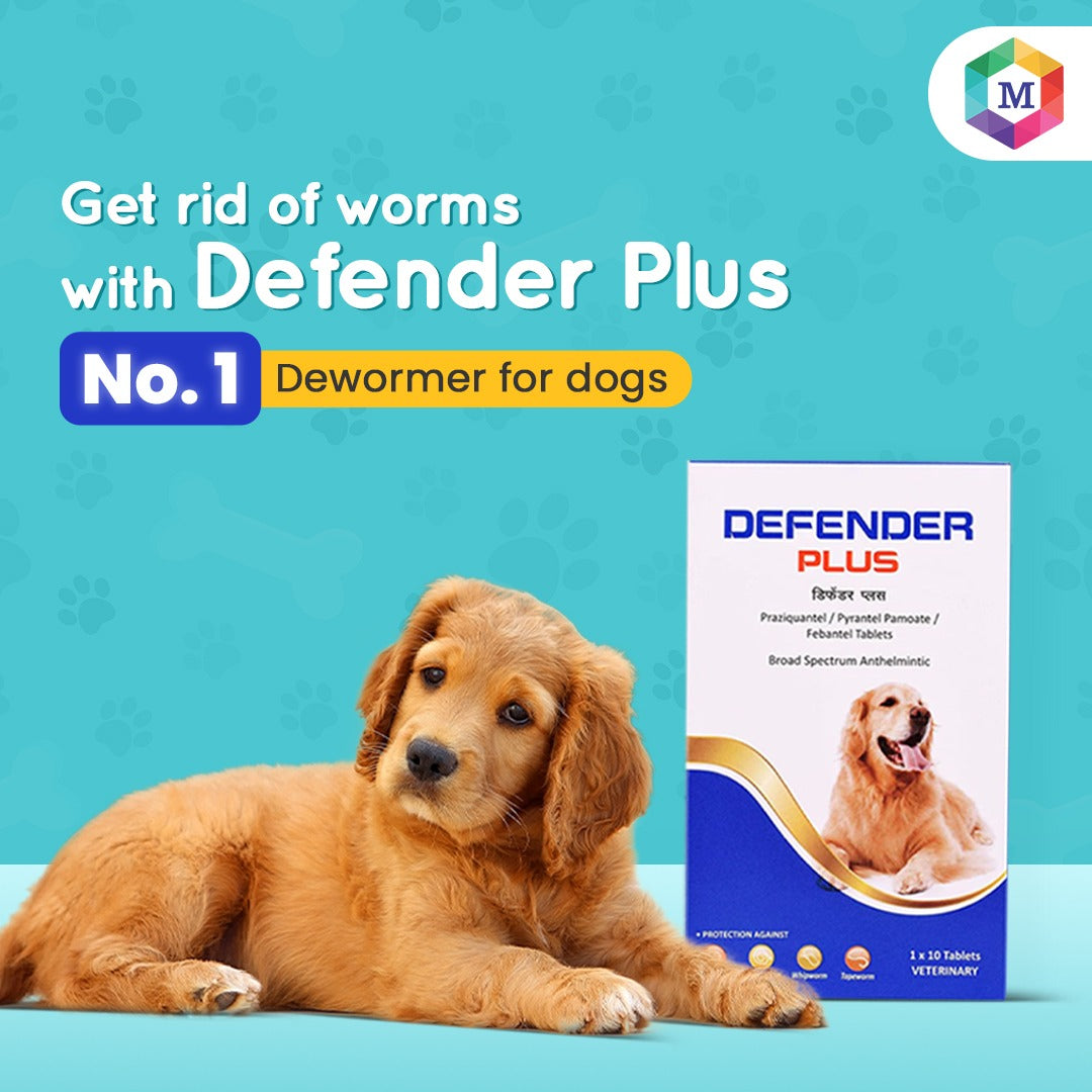 Defender Plus Dewormer Tablets for Dogs