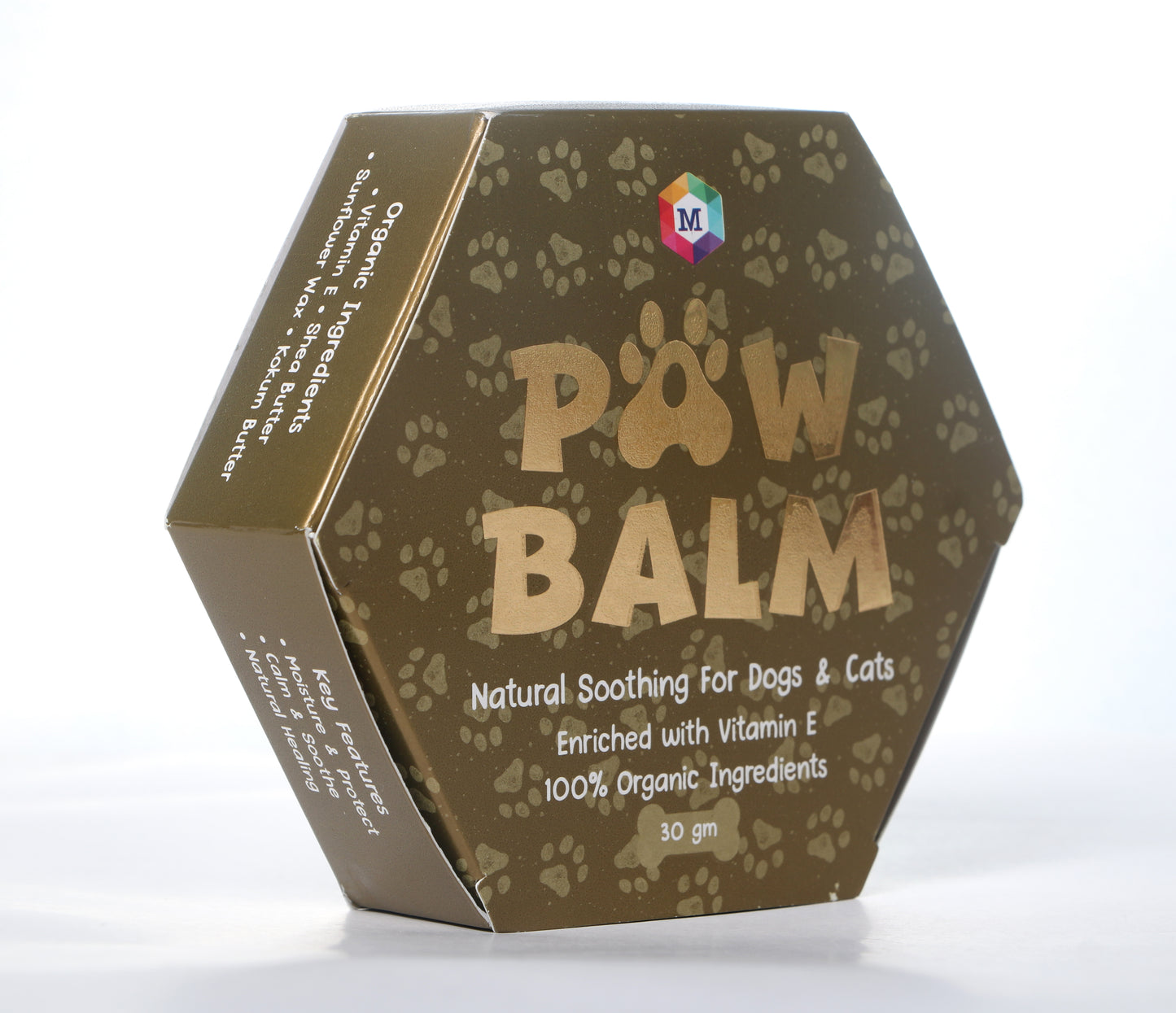 Paw Balm for Dogs & Cats with Shea Butter, Cream, Wax, Butter Natural Soothing| 100% Natural |Heals & Repairs Paws - 30 gram (Pack of 2)