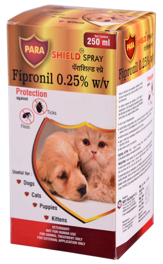 Parashield Fleas & Ticks Spray for Dogs and Cats - 250 ML
